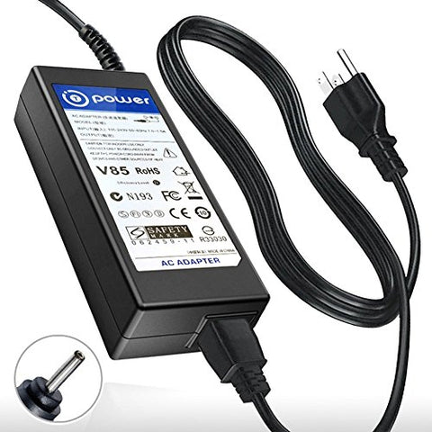 T-Power 19V~ 65W AC DC Adapter Charger Compatible with Samsung Galaxy View SM-T670 SM-T677 Tablet 32GB 64GB, Samsung Chrome Series 3, 5, 7, 9 ATIV Book 13" 15" Charger Power