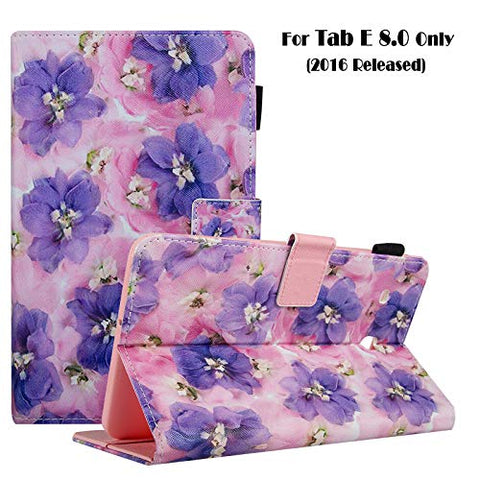 Tab E 8.0" Case, Samsung SM-T377a Case, Dteck PU Leather Flip Stand Case [Card Holder] Wallet Case Cover for Samsung Galaxy Tab E T377/T375 8.0 Inch Lite Series