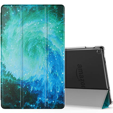 MoKo Ultra Lightweight Slim Shell Stand Cover with Translucent Frosted Back for Fire HD 10 2017 Tablet