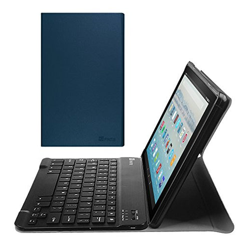 Fintie Keyboard Case for All-New Fire HD 10 (7th Generation, 2017 Release), Slim Lightweight Stand Cover with Detachable Wireless Bluetooth