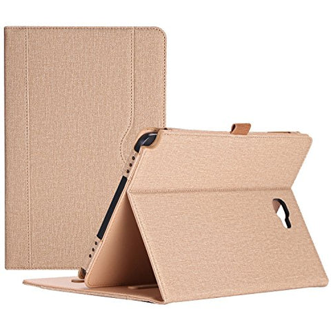 ProCase Samsung Galaxy Tab A 10.1 with S Pen Case - Stand Folio Case Cover for Galaxy Tab A 10.1 Inch Tablet with S Pen SM-P580, with Multiple Viewing Angles, Document Card