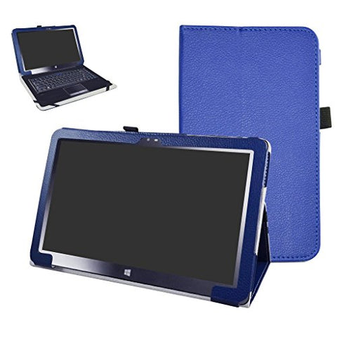 Mama Mouth PU Leather Folio Stand Cover for 11.6" Insignia Flex NS-P11W7100 11.6 Inch Windows 10 Tablet