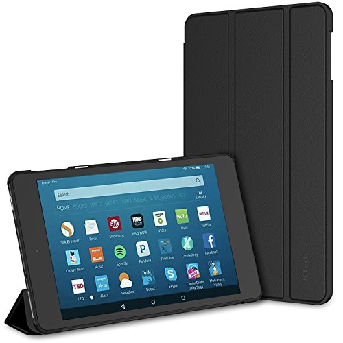 JETech Case for Amazon Fire HD 8 Tablet (8th / 7th / 6th Generation - 2018, 2017 and 2016 Release) Smart Cover with Auto Sleep/Wake