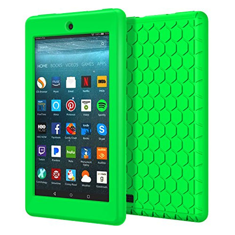 MoKo Amazon Fire 7 2017 Honey Comb Series Cover Case