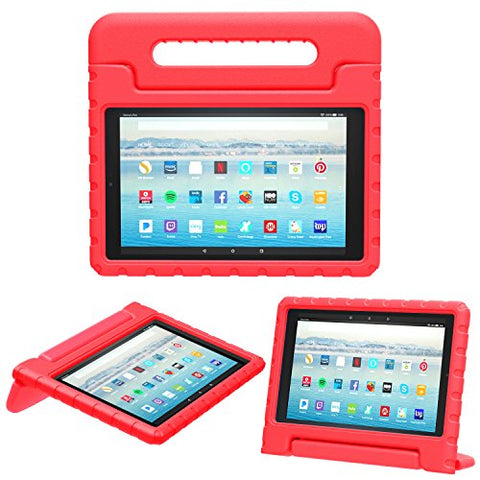 MoKo Kids Shock Proof Convertible Handle Light Weight Super Protective Stand Cover for Fire HD 10 2017 Tablet