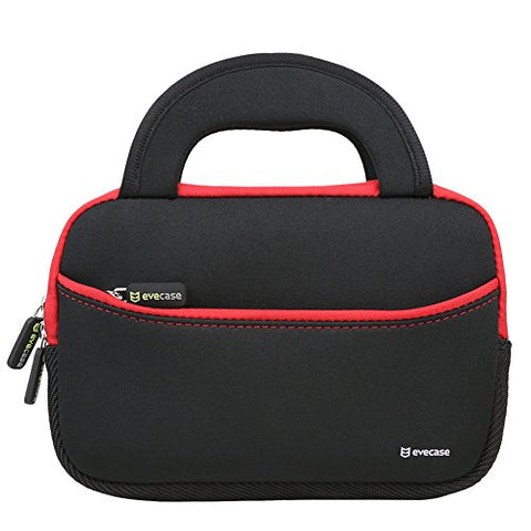 7-8 inch Tablet Sleeve, Evecase Tablet PC Neoprene Zipper Carrying Sleeve Case Bag with Accessory