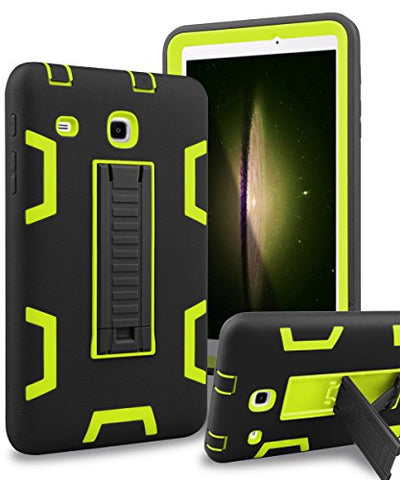 Samsung Galaxy Tab E 8.0 Case,XIQI Three Layer Hybrid Rugged Heavy Duty Shockproof Anti-Slip Case Full Body Protection Cover for Tab E 8.0