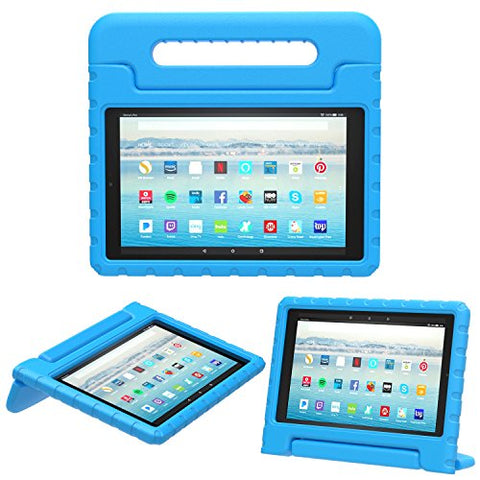 MoKo Kids Shock Proof Convertible Handle Light Weight Super Protective Stand Cover for Fire HD 10 2017 Tablet