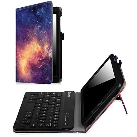 Fintie Keyboard Case for Samsung Galaxy Tab E 8.0, Slim Fit Folio PU Leather Case Cover with Detachable Magnetical Bluetooth