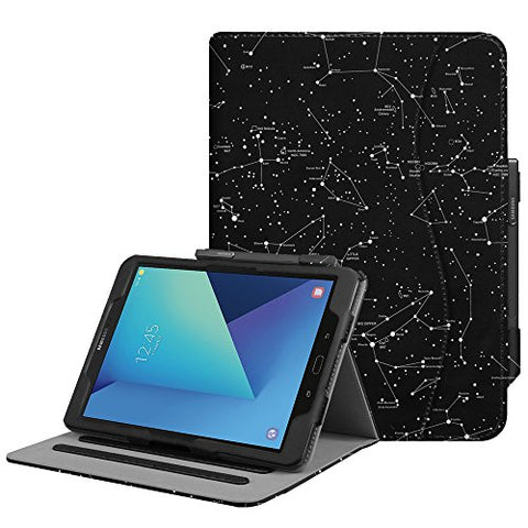 Fintie Case for Samsung Galaxy Tab S3 9.7, [Corner Protection] Multi-Angle Viewing Stand Cover Packet with S Pen Protective Holder Auto