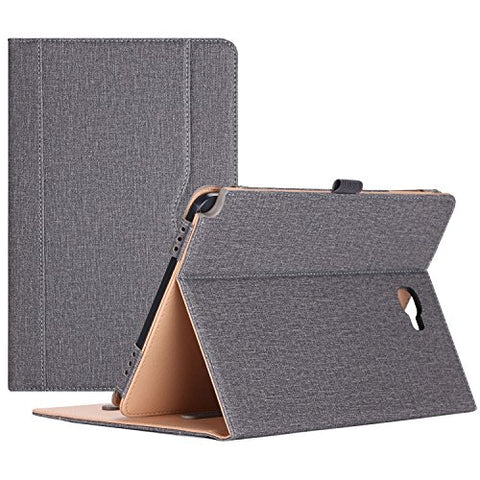 ProCase Samsung Galaxy Tab A 10.1 with S Pen Case - Stand Folio Case Cover for Galaxy Tab A 10.1 Inch Tablet with S Pen SM-P580, with Multiple Viewing Angles, Document Card