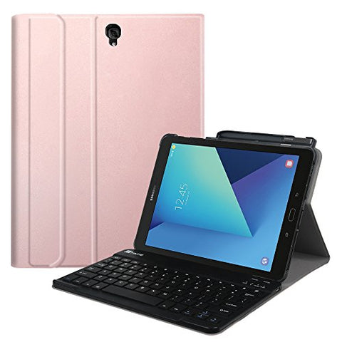 Fintie Keyboard Case for Samsung Galaxy Tab S3 9.7, Smart Slim Shell Stand Cover with S Pen Protective Holder Detachable Wireless Bluetooth