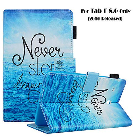 Tab E 8.0" Case, Samsung SM-T377a Case, Dteck PU Leather Flip Stand Case [Card Holder] Wallet Case Cover for Samsung Galaxy Tab E T377/T375 8.0 Inch Lite Series