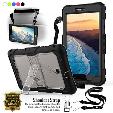 Shockproof Full-Body Protective Rugged Bumper Cover Skin W/Kickstand & Shoulder Strap