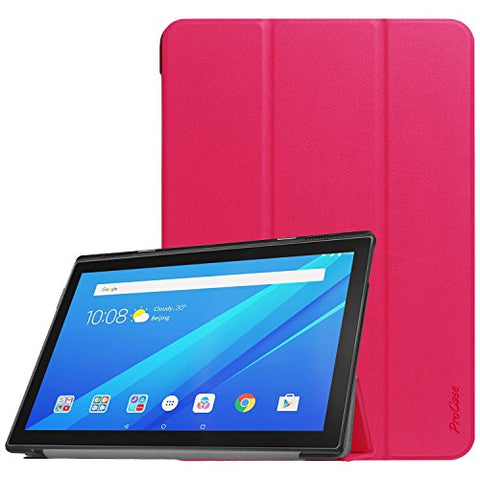 ProCase Lenovo Tab 4 10 Case, Slim Stand Hard Shell Case Smart Cover for 2017 Lenovo Tab 4 10.1 Inch Android Tablet, with Auto