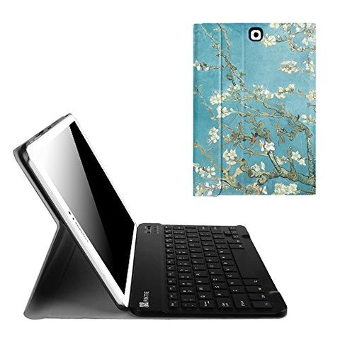 Fintie Keyboard Case for Samsung Galaxy Tab S2 9.7 - Slim Fit Light Weight Stand Cover with Magnetically Detachable Wireless Bluetooth