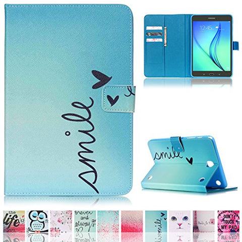 Galaxy Tab A 8.0 Case,UUcovers Magnetic Closure Slim-Fit Flip Stand [Card Holder] Case Auto Sleep/Wake Function Samsung Galaxy Tab A 8.0 Inch