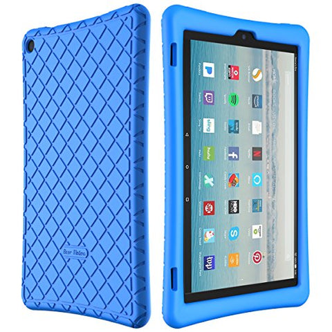 Bear Motion Silicone Case for Fire HD 10 2017 - Anti Slip Shockproof Light Weight Kids Friendly Protective Case for All-New Fire HD 10 Tablet with Alexa (2017