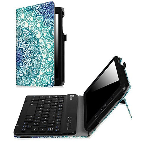 Fintie Keyboard Case for Samsung Galaxy Tab E 8.0, Slim Fit Folio PU Leather Case Cover with Detachable Magnetical Bluetooth