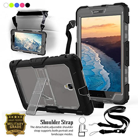 Shockproof Full-Body Protective Rugged Bumper Cover Skin W/Kickstand & Shoulder Strap