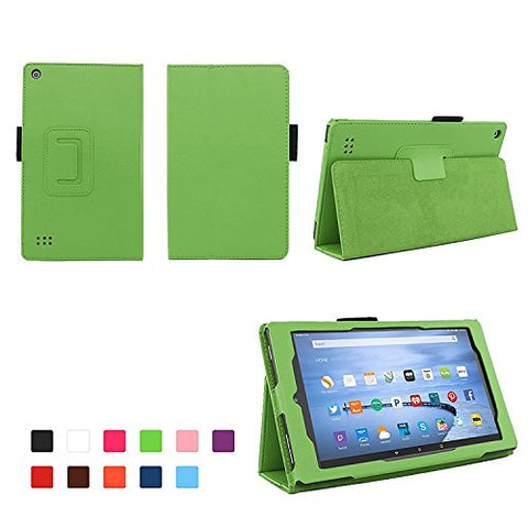 Elsse New Fire 7 Folio Case with Stand for Kindle Fire 7 inch tablet with Built in Stand (Both 2017 and 2015 Release)