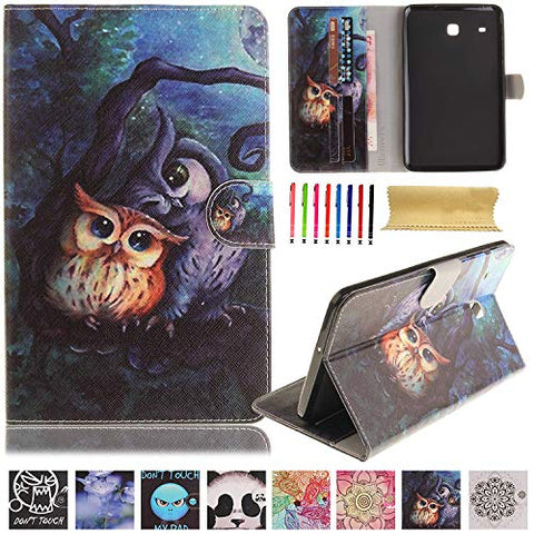 Galaxy Tab E 8.0 T377V Case,UUcovers Colorful Tri-fold Lightweight Slim Shell Standing Cover Shockproof Protective Cover Shell for Samsung Galaxy Tab E 8.0 inch T377V