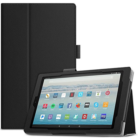 Infiland All-New Fire HD 10 2017 Case - Premium Folio Smart Stand Cover with Auto Wake/Sleep Function for All-New Fire HD 10 Tablet 10.1" (7th Generation, 2017