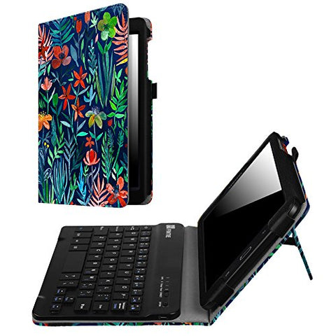 Fintie Keyboard Case for Samsung Galaxy Tab E 8.0, Slim Fit Folio PU Leather Case Cover with Detachable Magnetical Bluetooth