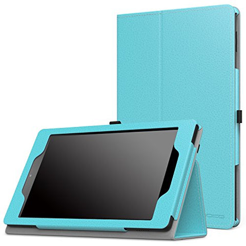 MoKo Case for All-New Amazon Fire HD 8 (2016 6th Generation) - Slim Folding Stand Cover with Auto Wake/Sleep for Fire HD 8 Tablet (6th Gen, 2016 release