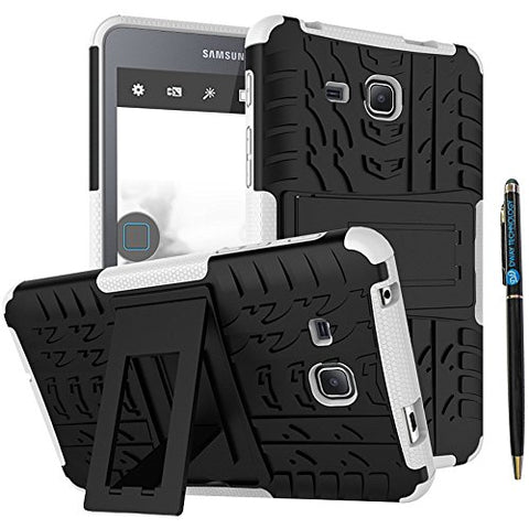 DWaybox 2in1 Combo Hybrid Rugged Heavy Duty Armor Hard Back Cover Case with Kickstand for Samsung Galaxy Tab A 7.0 Inch 2016 SM-T280 / T285 / Samsung Tab A6