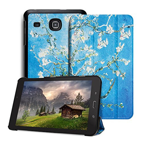 Galaxy Tab E 8.O Case - Leafbook Ultra Slim Lightweight Smart Shell Standing Cover for Samsung Galaxy Tab E