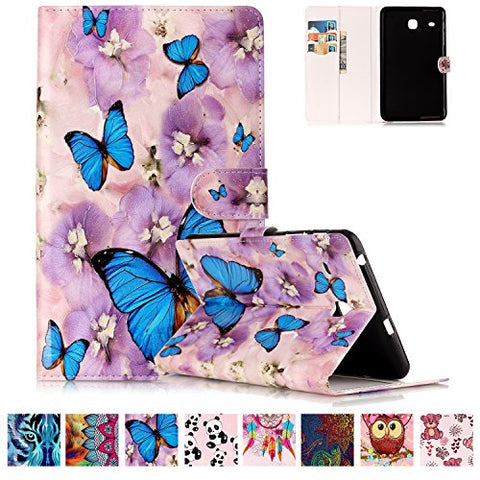 Galaxy Tab E 8.0 T377V Case,UUcovers Colorful Tri-fold Lightweight Slim Shell Standing Cover Shockproof Protective Cover Shell for Samsung Galaxy Tab E 8.0 inch T377V