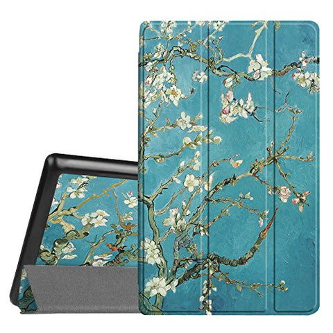 Fintie Slim Case for All Amazon Fire HD 8 Tablet (7th Generation, 2017 Release), Ultra Lightweight Slim Shell Standing Cover with Auto