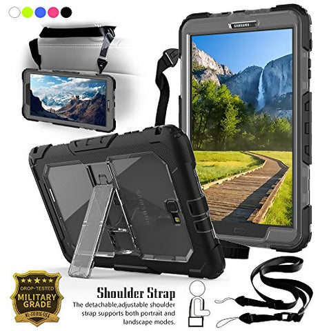 Shockproof Full-Body Protective Rugged Bumper Cover Skin W/Kickstand & Shoulder Strap