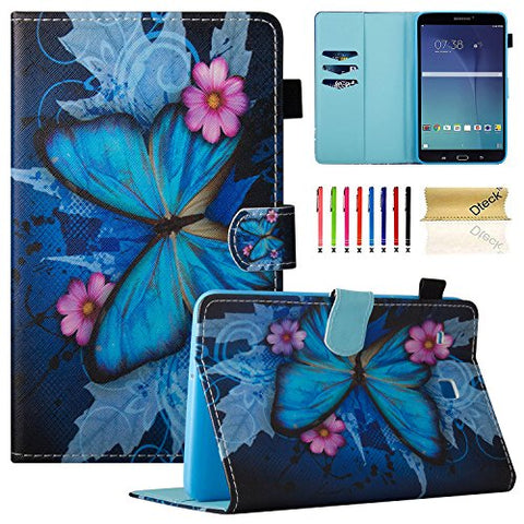 Tab E 8.0" Case, Samsung SM-T377a Case, Dteck PU Leather Flip Stand Case [Card Holder] Wallet Case Cover for Samsung Galaxy Tab E T377/T375 8.0 Inch Lite Series