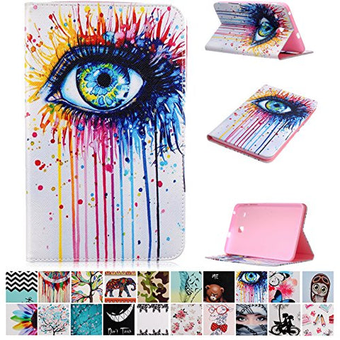 Galaxy Tab E 8.0 T377V Case,UUcovers Colorful Tri-fold Lightweight Slim Shell Standing Cover Shockproof Protective Cover Shell for Samsung Galaxy Tab E 8.0 inch T377V