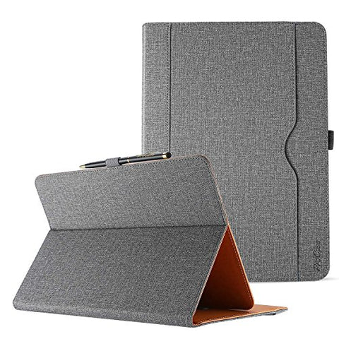 ProCase Universal Case 9-10 inch Tablet, Stand Folio Case Protective Cover 9" 10.1" Touchscreen Tablet Multiple Viewing Angles, Document Card Pocket Bonus Stylus