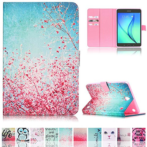 Galaxy Tab A 8.0 Case,UUcovers Magnetic Closure Slim-Fit Flip Stand [Card Holder] Case Auto Sleep/Wake Function Samsung Galaxy Tab A 8.0 Inch