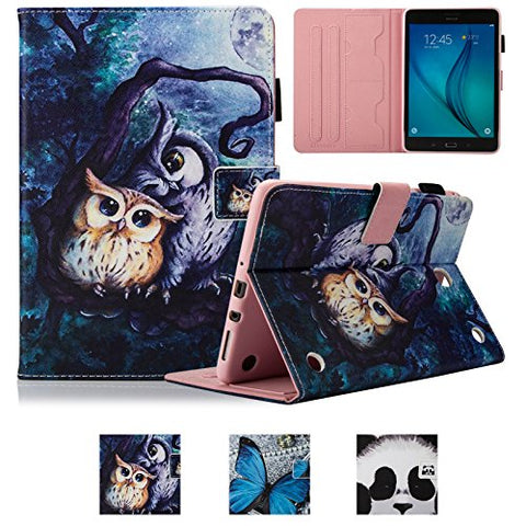 Galaxy Tab A 8.0 Case,UUcovers Magnetic Closure Slim-Fit Flip Stand [Card Holder] Case Auto Sleep/Wake Function Samsung Galaxy Tab A 8.0 Inch