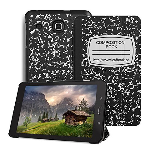 Galaxy Tab E 8.O Case - Leafbook Ultra Slim Lightweight Smart Shell Standing Cover for Samsung Galaxy Tab E