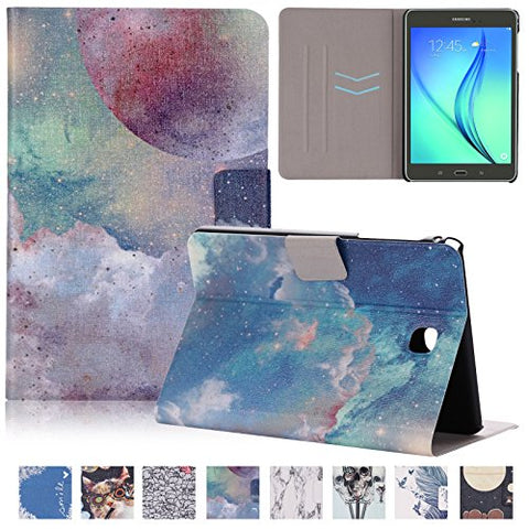 Galaxy Tab A 8.0 Case,UUcovers Magnetic Closure Slim-Fit Flip Stand [Card Holder] Case Auto Sleep/Wake Function Samsung Galaxy Tab A 8.0 Inch