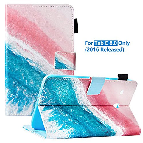 Tab E 8.0" Case, Samsung SM-T377a Case, Dteck PU Leather Flip Stand Case [Card Holder] Wallet Case Cover for Samsung Galaxy Tab E T377/T375 8.0 Inch Lite Series