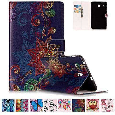 Galaxy Tab E 8.0 T377V Case,UUcovers Colorful Tri-fold Lightweight Slim Shell Standing Cover Shockproof Protective Cover Shell for Samsung Galaxy Tab E 8.0 inch T377V