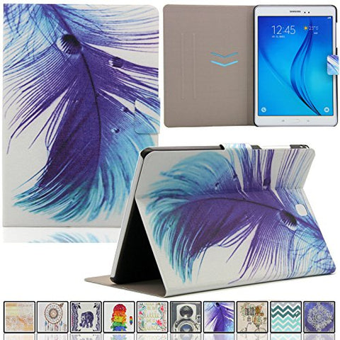 Galaxy Tab A 8.0 Case,UUcovers Magnetic Closure Slim-Fit Flip Stand [Card Holder] Case Auto Sleep/Wake Function Samsung Galaxy Tab A 8.0 Inch