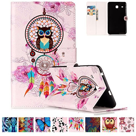 Galaxy Tab E 8.0 T377V Case,UUcovers Colorful Tri-fold Lightweight Slim Shell Standing Cover Shockproof Protective Cover Shell for Samsung Galaxy Tab E 8.0 inch T377V