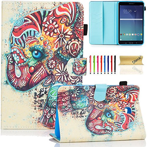 Tab E 8.0" Case, Samsung SM-T377a Case, Dteck PU Leather Flip Stand Case [Card Holder] Wallet Case Cover for Samsung Galaxy Tab E T377/T375 8.0 Inch Lite Series