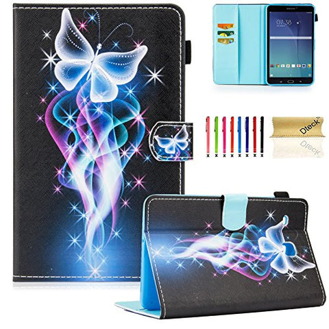 Tab E 8.0" Case, Samsung SM-T377a Case, Dteck PU Leather Flip Stand Case [Card Holder] Wallet Case Cover for Samsung Galaxy Tab E T377/T375 8.0 Inch Lite Series