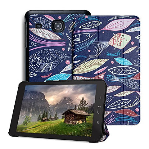 Galaxy Tab E 8.O Case - Leafbook Ultra Slim Lightweight Smart Shell Standing Cover for Samsung Galaxy Tab E