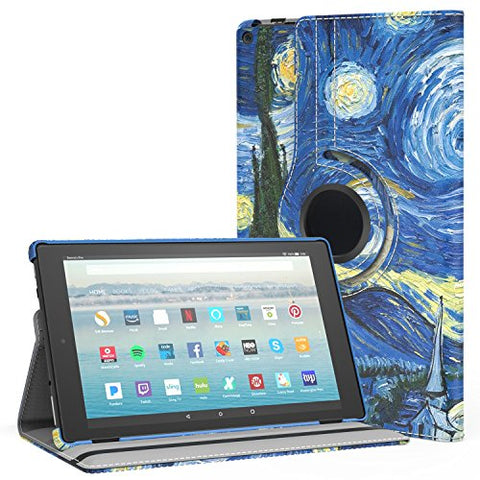 MoKo 360 Degree Rotating Cover Case Fire HD 10 2017